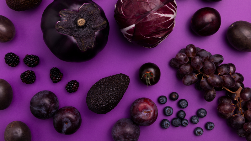 blue and purple fruits and vegetables phytonutrients